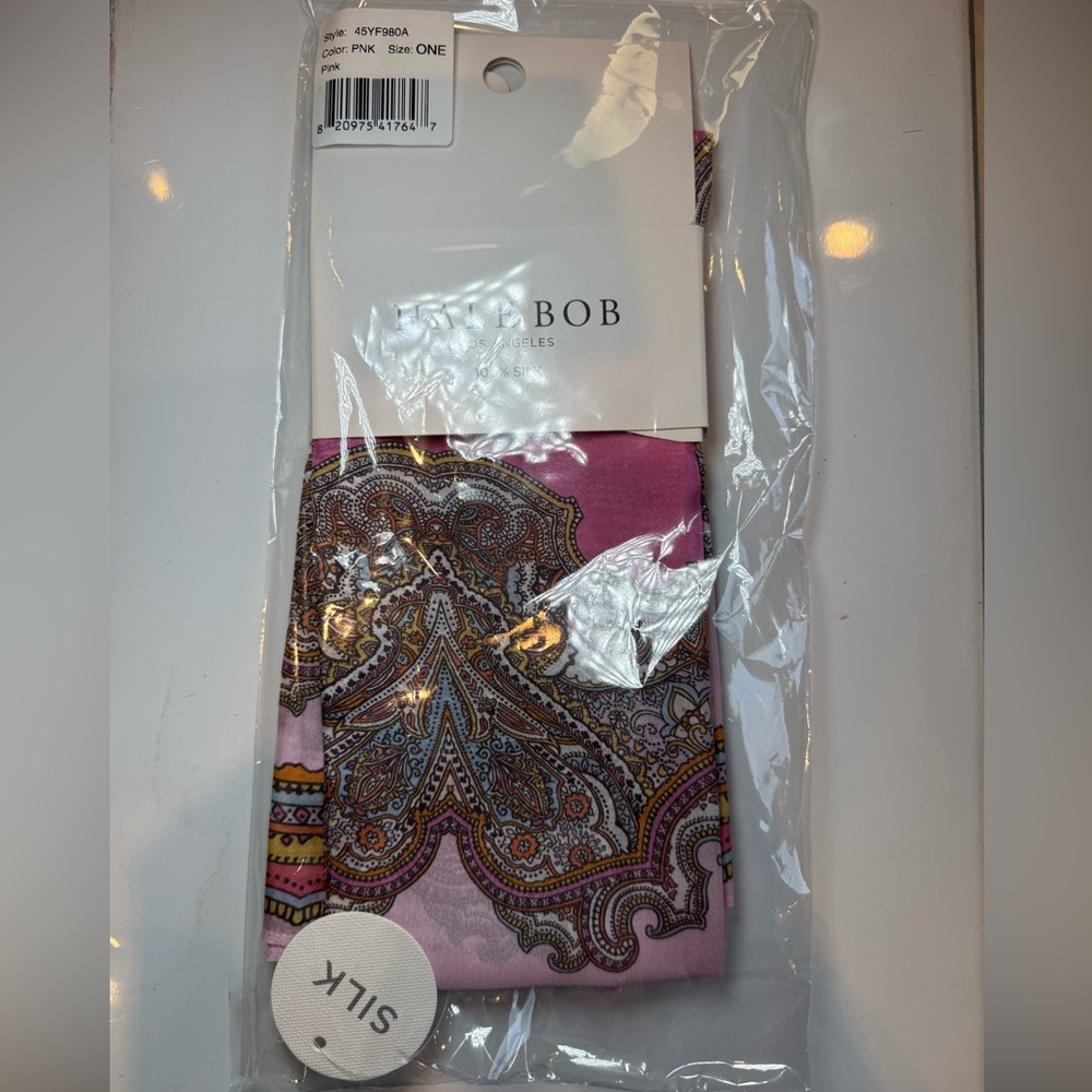 Pink Paisley Scarf by Hale Bob